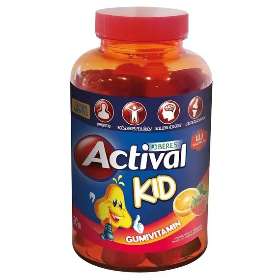 Béres Actival Kid gumivitamin 90db