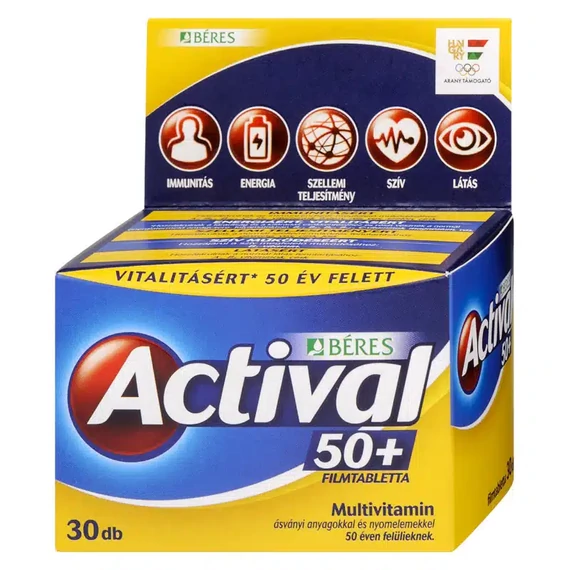 Béres Actival 50+ filmtabletta 30db