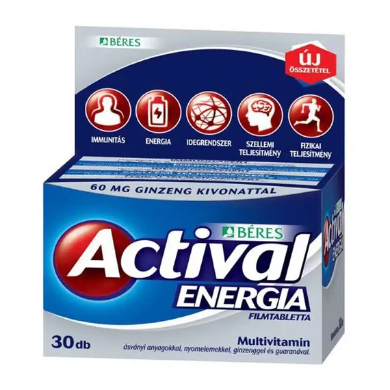 Béres Actival Energia filmtabletta 30db