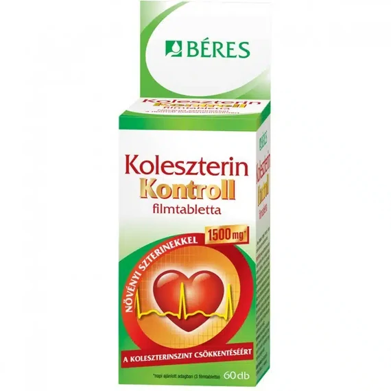 Béres Koleszterin Kontroll filmtabletta 60db