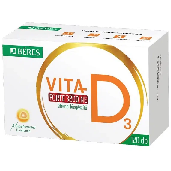 Béres Vita-D3 Forte 3200NE tabletta 120db