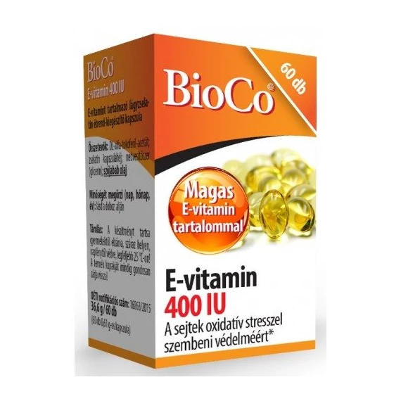 Bioco E-vitamin 400 IU 60db