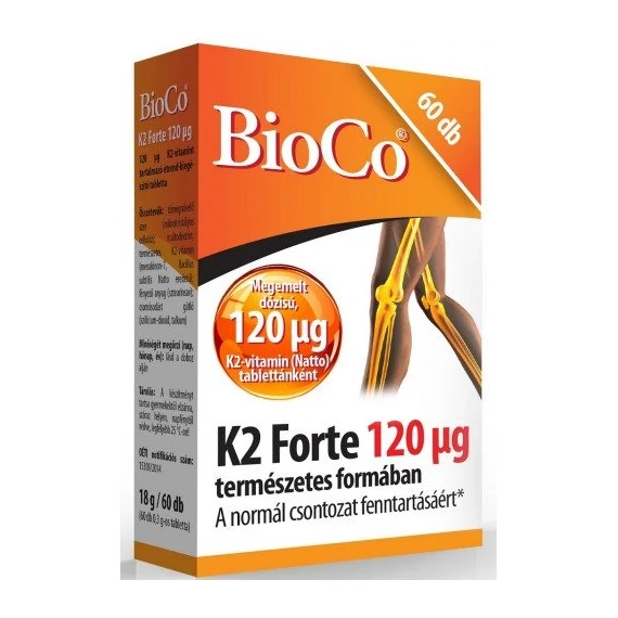 BioCo K2-vitamin Forte 120 µg 60db