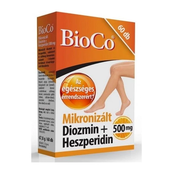 Bioco mikronizált diozmin+heszperidin 500mg 60db