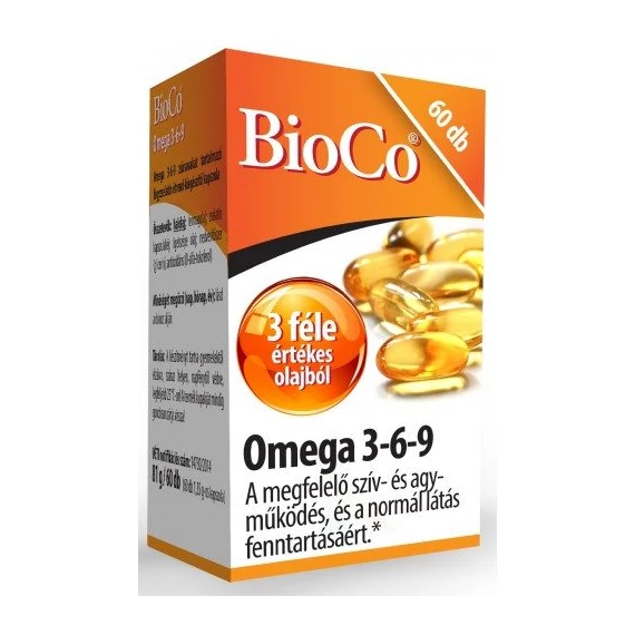 Bioco omega 3-6-9 kapszula 60db