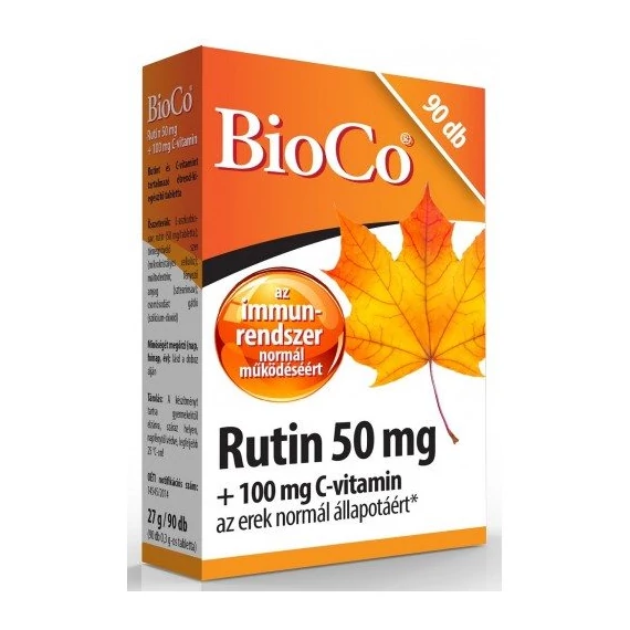 BioCo Rutin 50 mg+100 mg C-vitamin 90db
