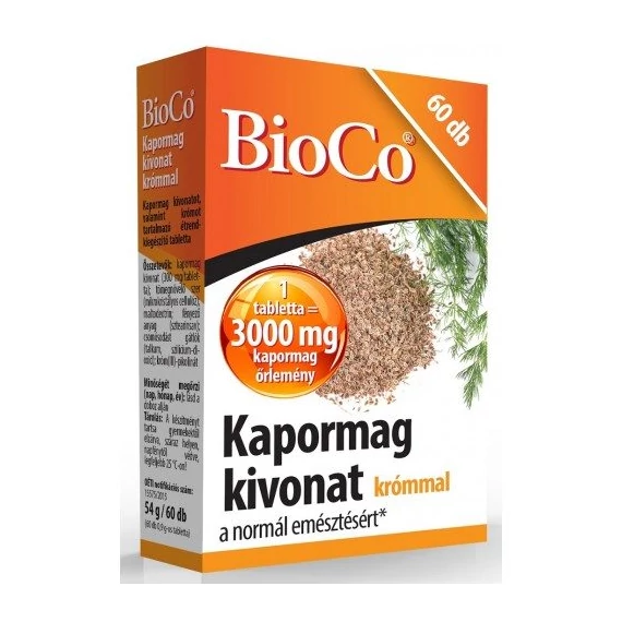 BioCo Kapormag kivonat krómmal 60db