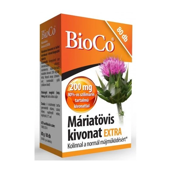 BioCo Máriatövis kivonat EXTRA 80db