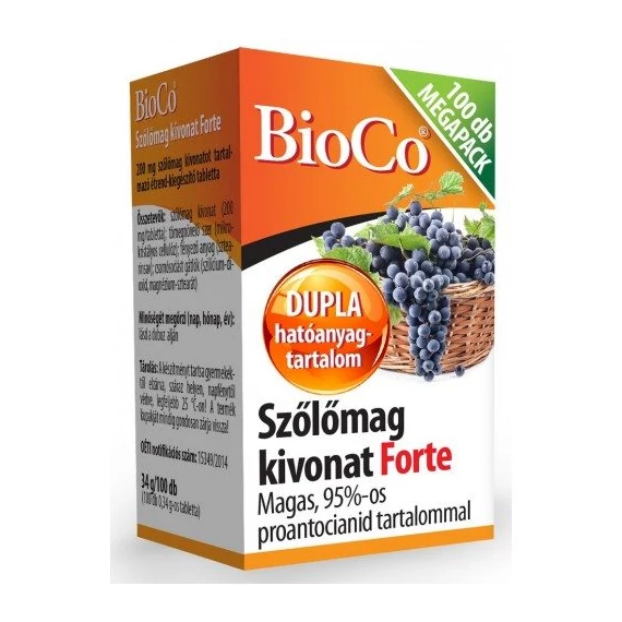 BioCo Szőlőmag kivonat Forte Megapack 100db