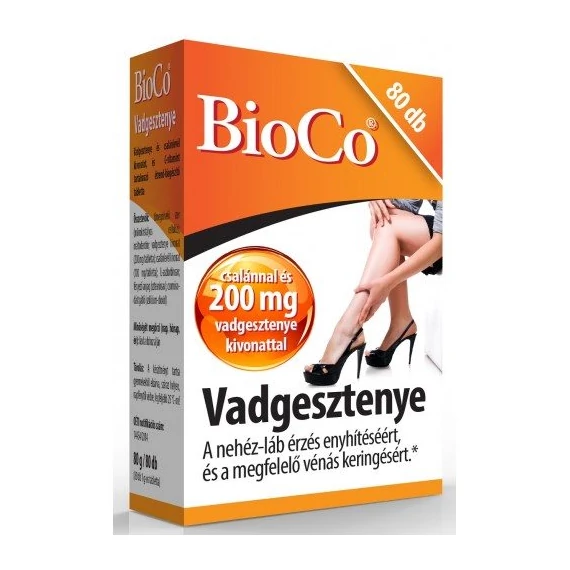 BioCo vadgesztenye 200mg tabletta csalán kivonattal 80 db