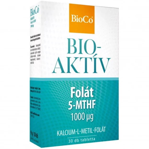 BioCo Bioaktív Folát 5-MTHF tabletta 30db