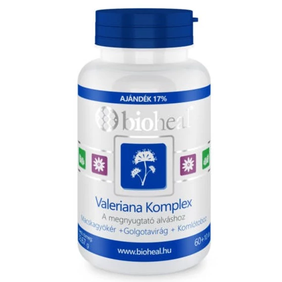Bioheal valeriána komplex tabletta 70db