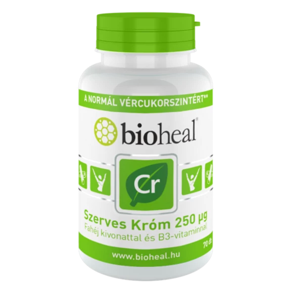 Bioheal Szerves & Természetes Króm tabletta 70 db