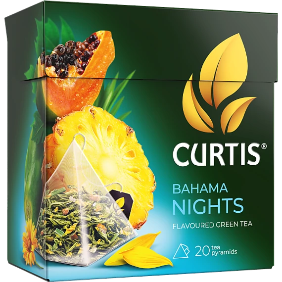 Curtis Bahama Nights ízesített zöld Tea 20x1,7g