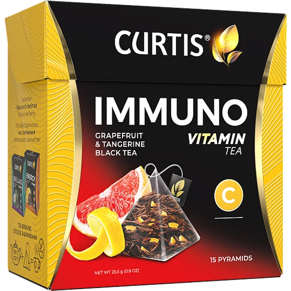 Curtis Immuno fekete tea 15x1,7g