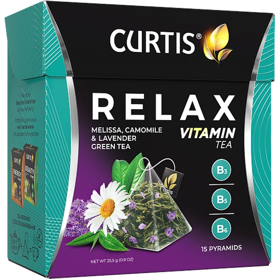 Curtis Relax ízesített zöld tea 15x1,7g