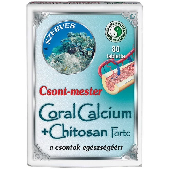 Dr. Chen Coral Calcium+Chitosan forte tabletta 80db