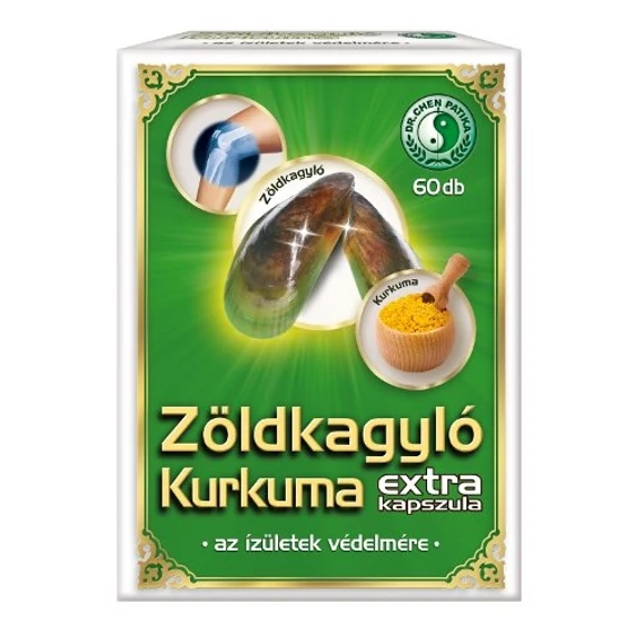 Dr. Chen Zöldkagyló Kurkuma kapszula Extra 60db