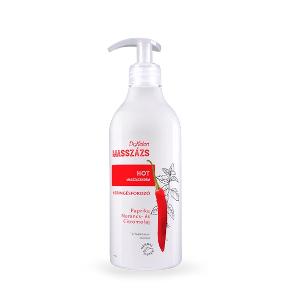 Dr. Kelen Hot masszázskrém 500ml