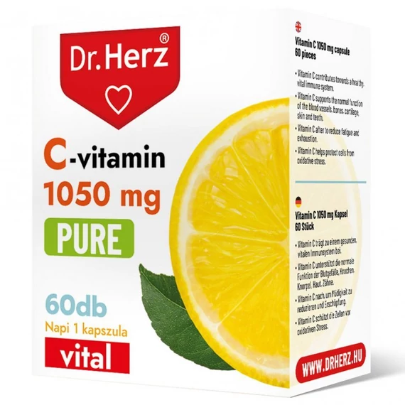Dr. Herz C-vitamin 1050 mg PURE kapszula 60db