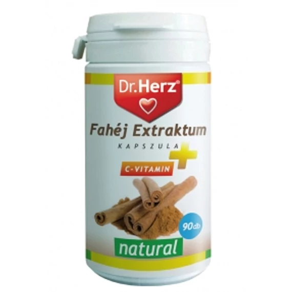 Dr. Herz fahéj extraktum + C vitamin kapszula 90db