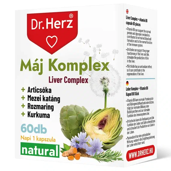 Dr. Herz Máj komplex kapszula 60db