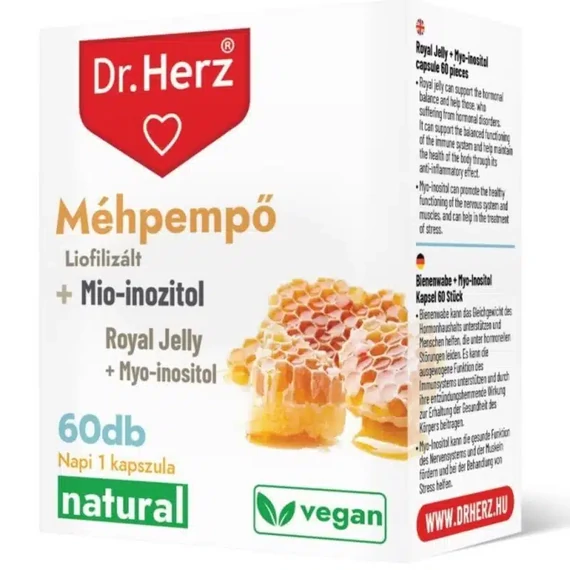 Dr. Herz Méhpempő+Mio-inozitol kapszula 60db