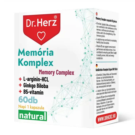 Dr. Herz Memória Komplex kapszula 60db