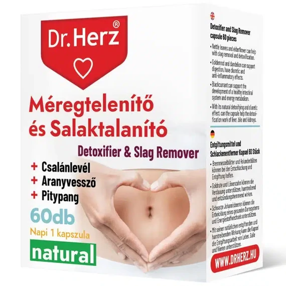 Dr. Herz Méregtelenítő és Salaktalanító kapszula 60db