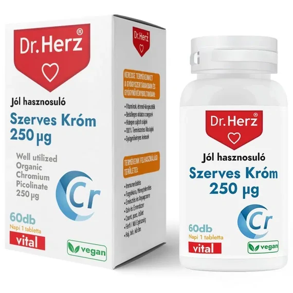 Dr. Herz Szerves Króm 250mcg kapszula 60db