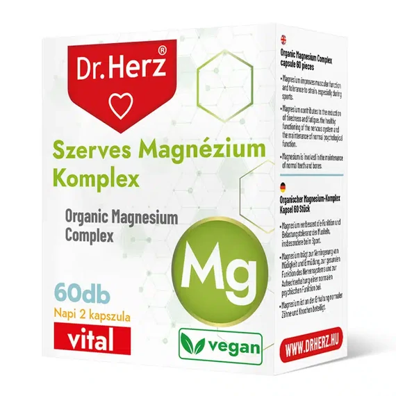 Dr. Herz Szerves Magnézium Komplex kapszula 60db