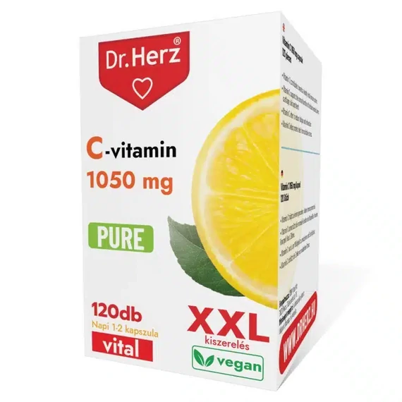 Dr. Herz C-vitamin 1050 mg PURE XXL kapszula 120db