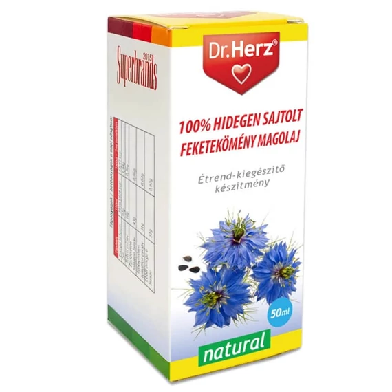 Dr. Herz Hidegen sajtolt Feketekömény magolaj 50ml