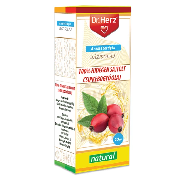 Dr. Herz 100% Hidegen sajtolt csipkebogyóolaj 20ml