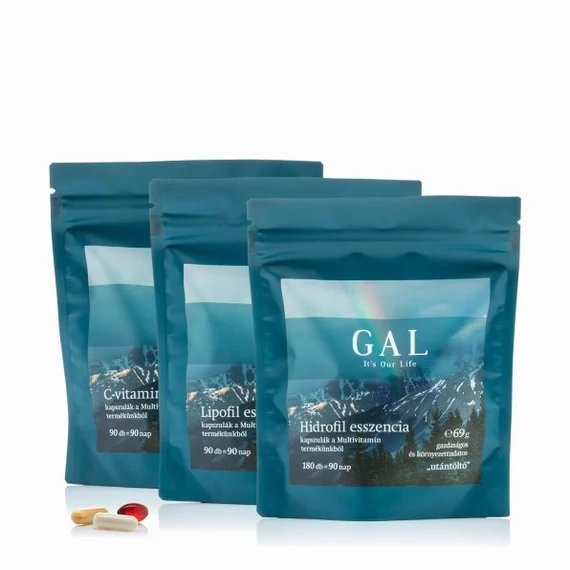 GAL Multivitamin - 90 adagos utántöltő 90+180+90db
