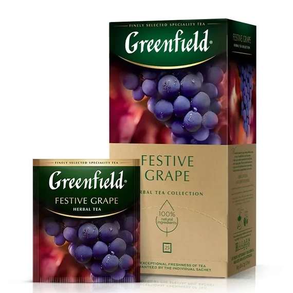 GREENFIELD Festive Grape tea 25x2 g