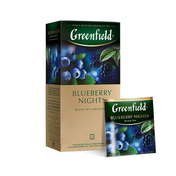 GREENFIELD Blueberry Nights tea 25x1,5g