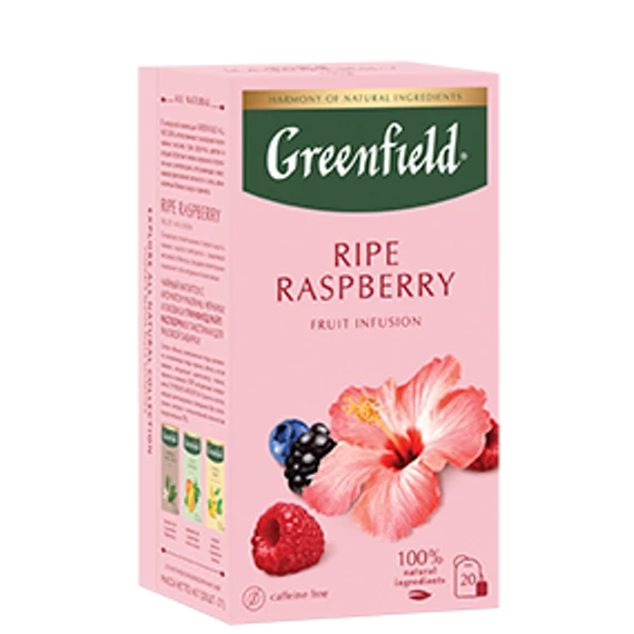 GREENFIELD Ripe Raspberry tea 20x2g