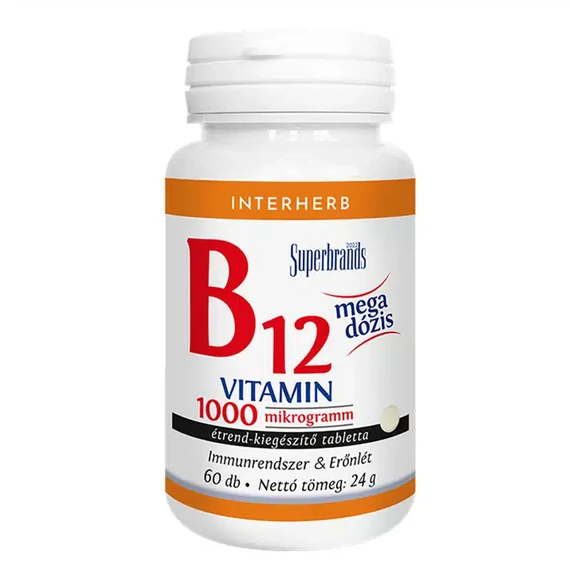 Interherb B12-vitamin tabletta 60db