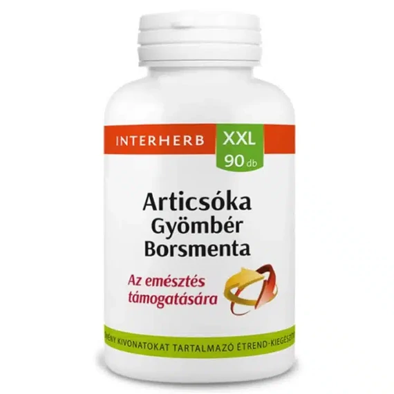 Interherb XXL Articsóka+Gyömbér+Borsmenta kapszula 90db