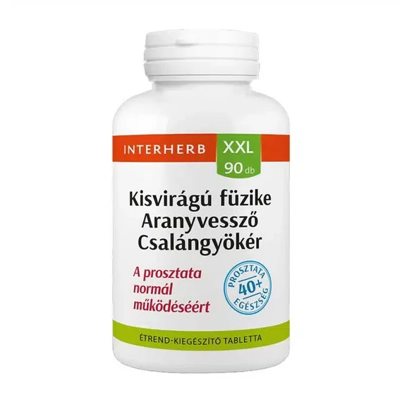 Interherb XXL kisvirágú füzike, aranyvessző, csalángyökér kapszula 90db