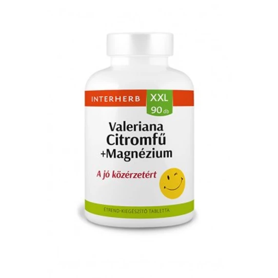 Interherb XXL valeriana-citromfű+magnézium 90db