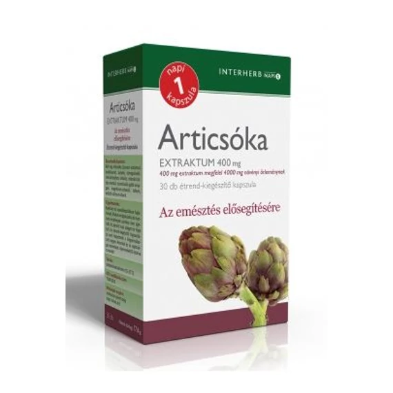Interherb napi 1 articsóka kapszula 30db