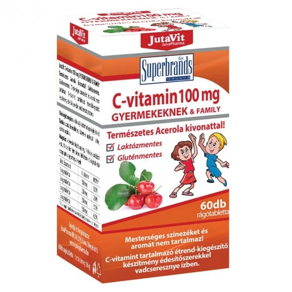 Jutavit C-vitamin rágótabletta gyerekeknek 60db