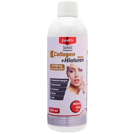JutaVit Collagen+Hialuron Matrix ital Eper-málna ízben 500ml
