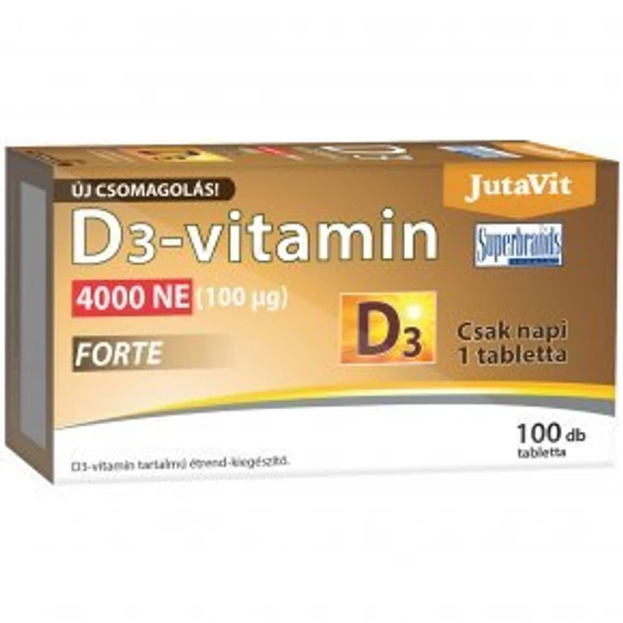 Jutavit D3-vitamin Forte 4000NE tabletta 100db