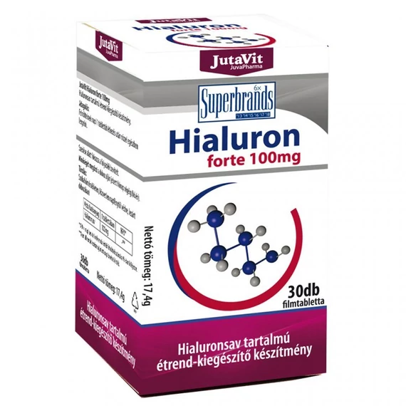 Jutavit Hialuron Forte 100mg tabletta 30 db