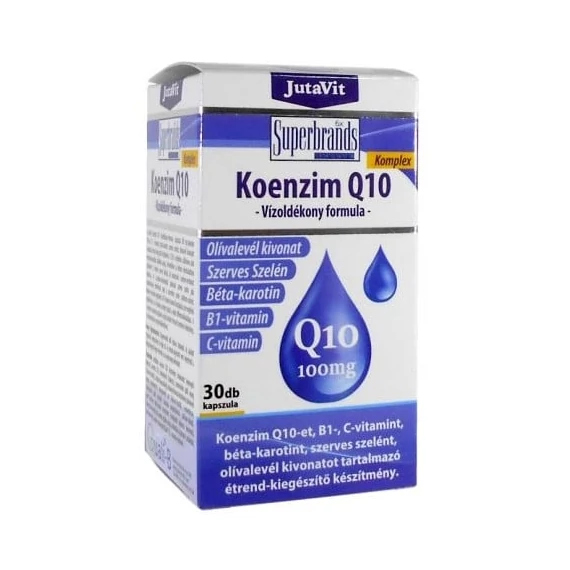 Jutavit Koenzim Q10 100mg vízoldékony kapszula 30db