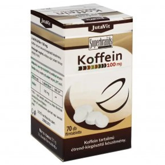 Jutavit Koffein 100mg tabletta 70db