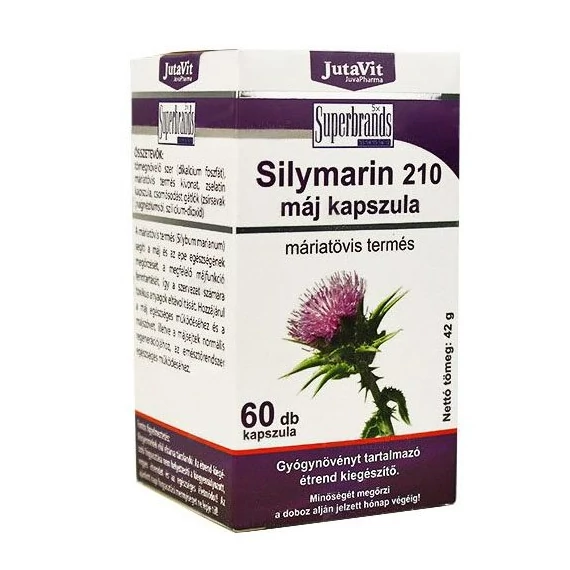 Jutavit Silymarin 210 Máj kapszula 60db